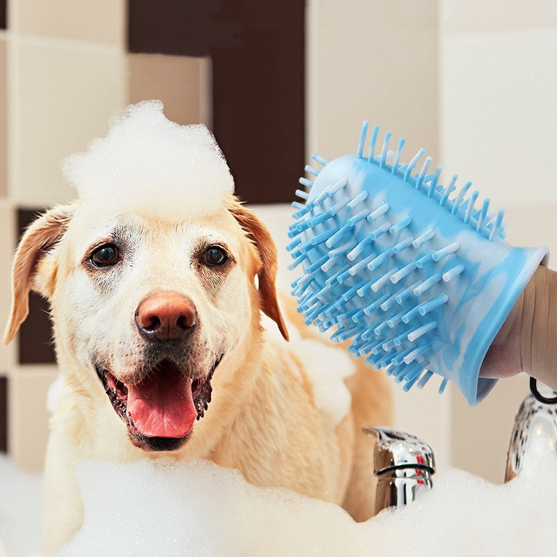 2 In 1 Dog Paw Cleaner Cup Soft Pet Dog Foot Cleaning Washer Brush Cup Portable Pet Foot Washer Paw Clean Brush Foot Cleaning Bucket Pet Products - CozyPath by Pathmol