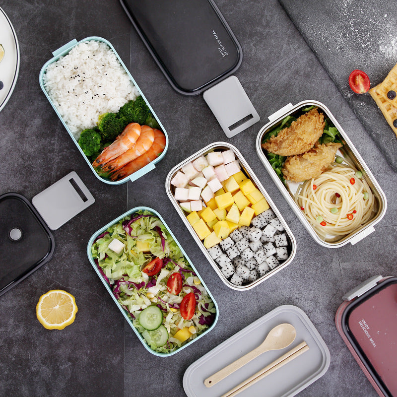 Bento Lunch Box Set Portable Insulation Bucket Stainless Steel - CozyPath by Pathmol