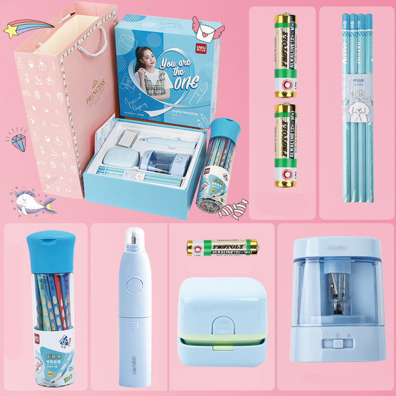 Deli Learning Stationery Set Gift Box Learning Supplies Gift Bag - CozyPath by Pathmol