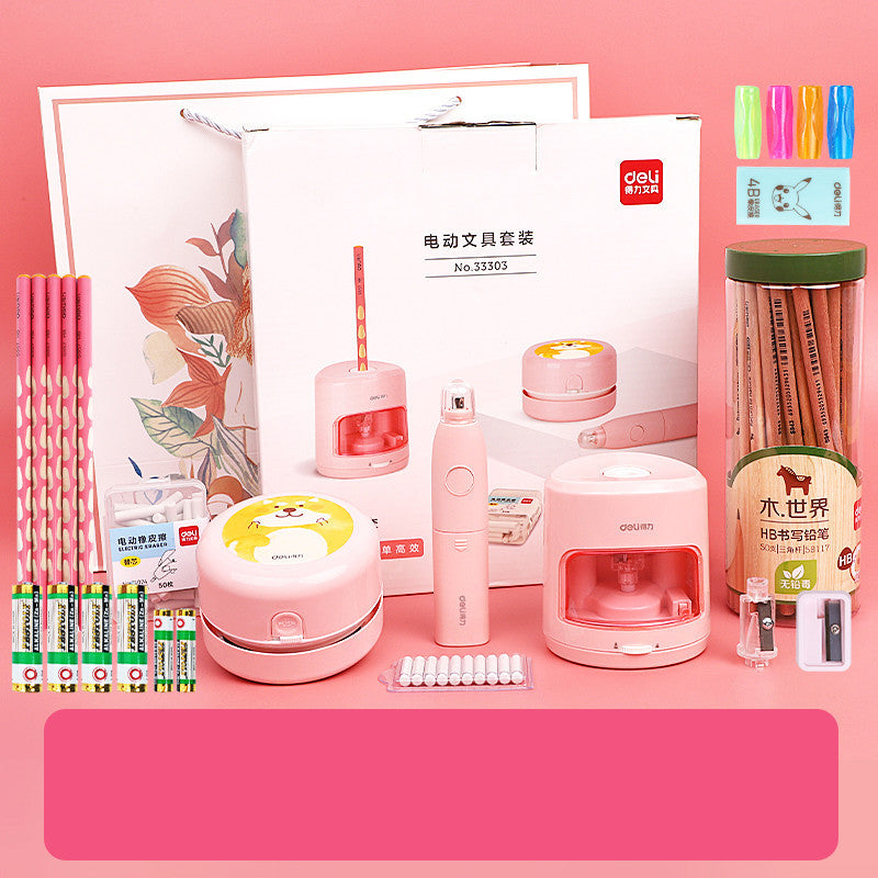 Deli Learning Stationery Set Gift Box Learning Supplies Gift Bag - CozyPath by Pathmol