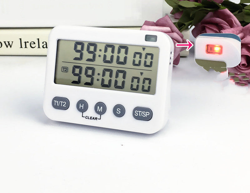 2 Sets Of Timer Reminders For Students To Do Postgraduate Entrance Examinations, Timers Can Mute The Flashing Light To Remind Kitchen Cooking - CozyPath by Pathmol