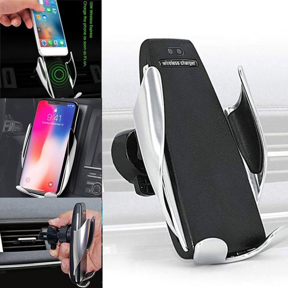 Car Wireless Charger 10W Induction Car Fast Wireless Charging With Car Phone Holder S5 - CozyPath by Pathmol