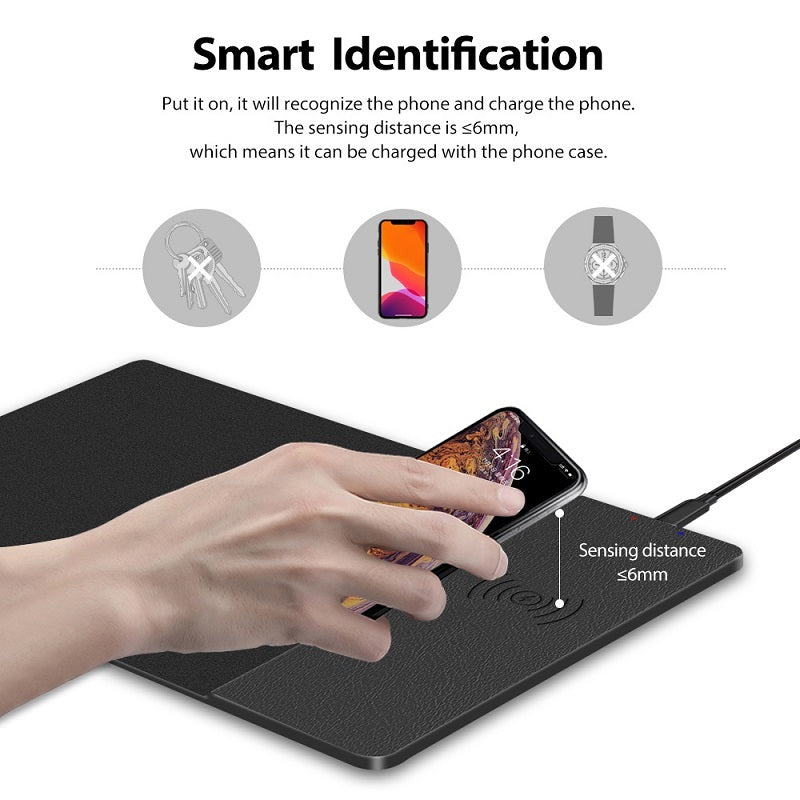 Wireless charging mouse pad - CozyPath by Pathmol