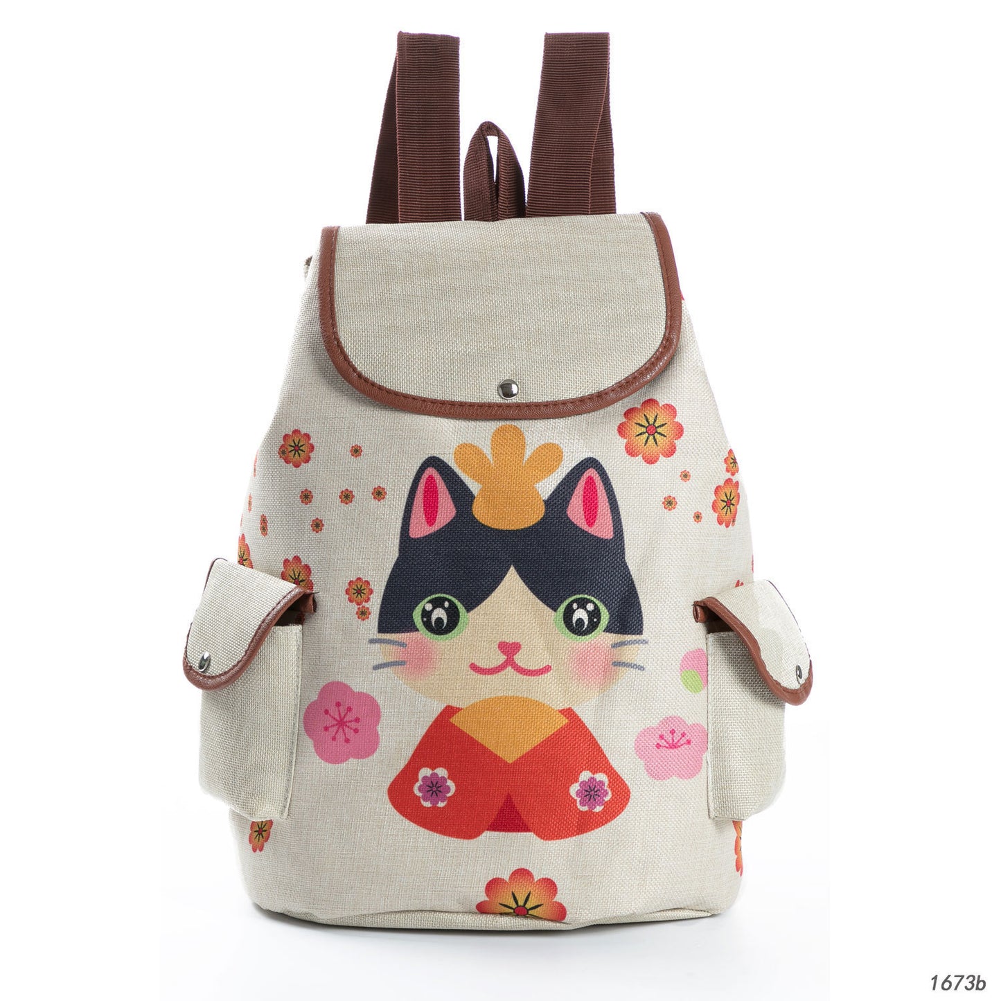 Retro Cute Cat Drawstring Backpacks - CozyPath by Pathmol