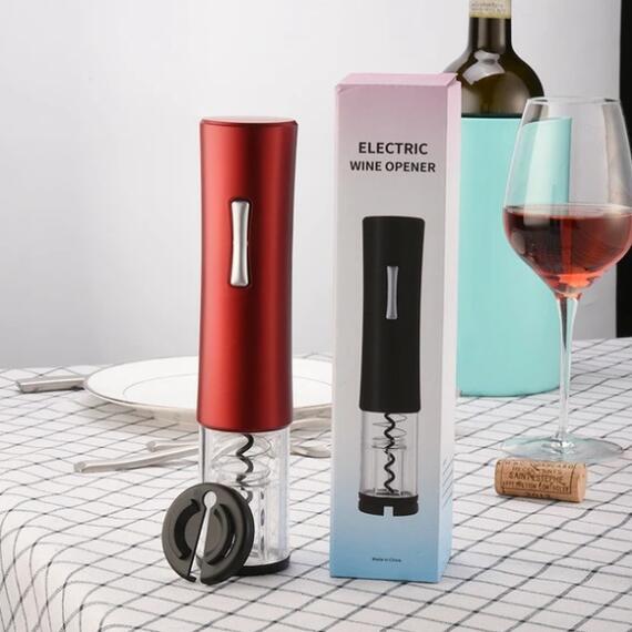 Electric Wine Opener Automatic Electric Wine Bottle Corkscrew Opener With Foil Cutter Wine Bottle Opener Kit - CozyPath by Pathmol