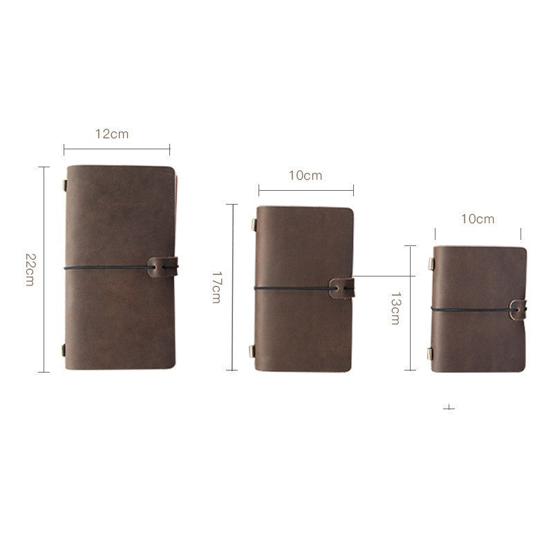 Crazy Horse Leather Business Notebooks High-grade Diary - CozyPath by Pathmol