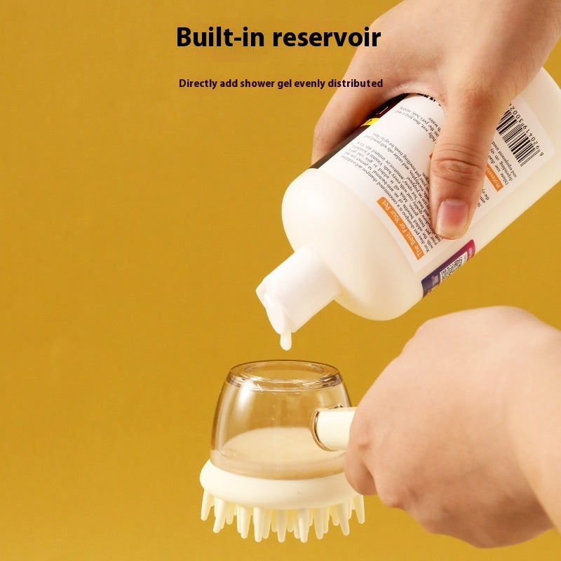 Massage Brush For Pets Silicone Bath Brush Pet Products - CozyPath by Pathmol