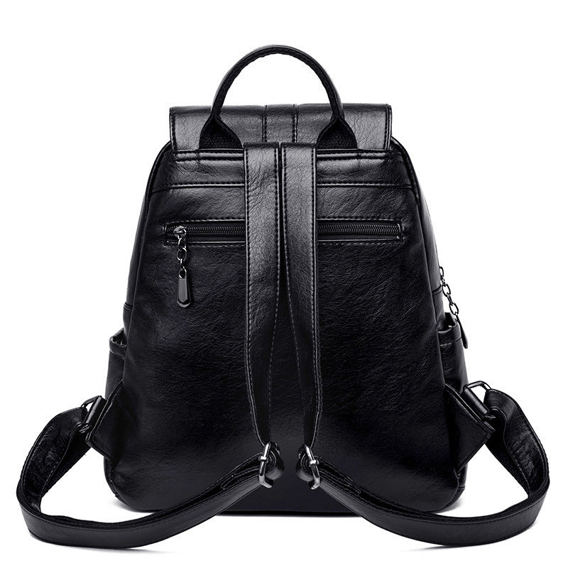 Sheepskin backpack soft leather backpack - CozyPath by Pathmol