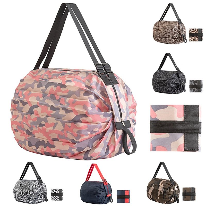 Large Capacity Shopping Bags Portable Foldable Reusable Grocery Bags Daily Commuting Picnic Camping Storage Bag - CozyPath by Pathmol