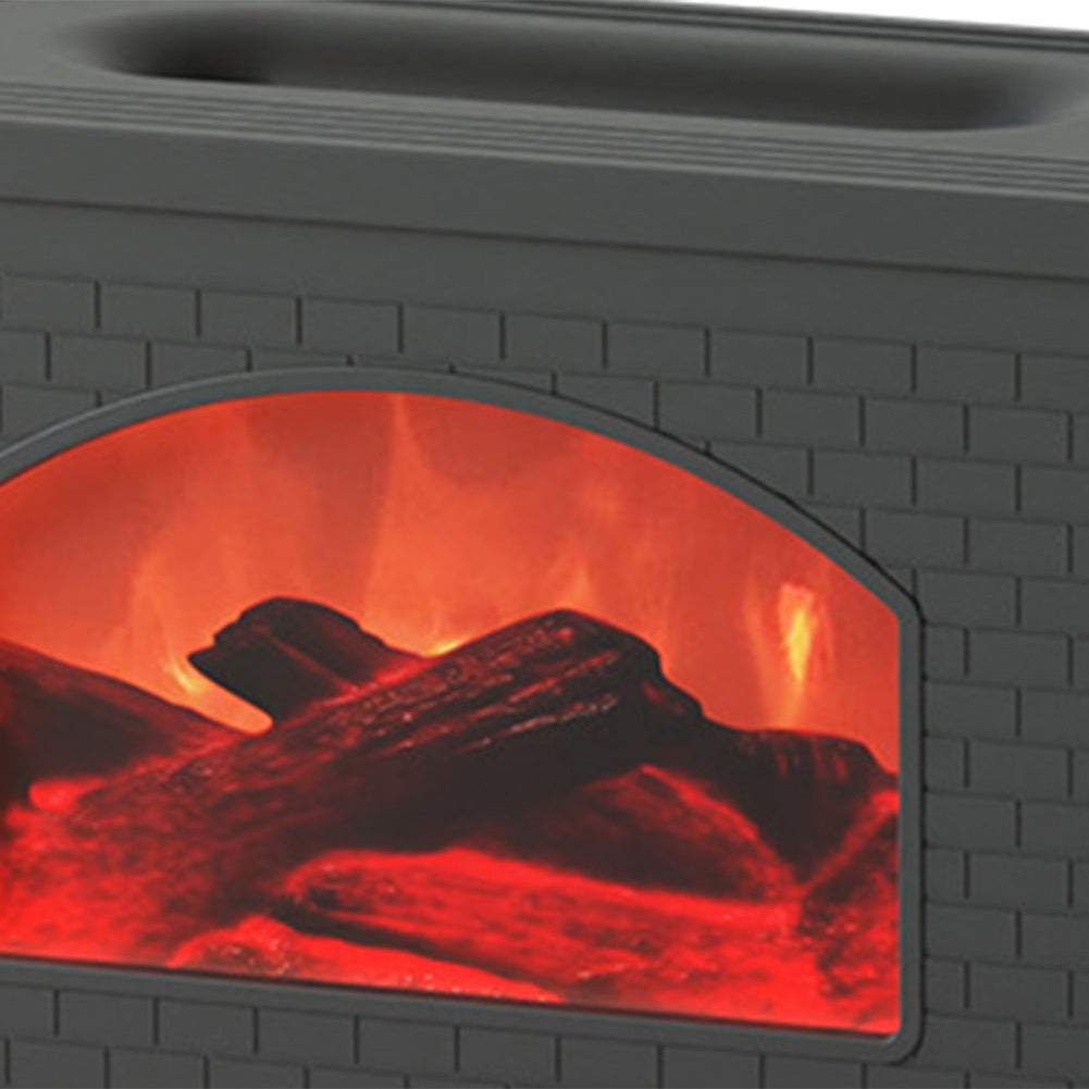 2024 New Simulated Fireplace Air Humidifier Flame Effect Aroma Oil Diffuser Aromatherapy Humidifiers Mist Sprayer Air Purifier - CozyPath by Pathmol