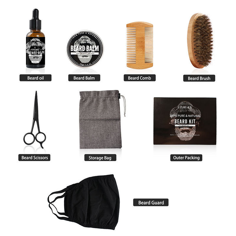 Beard Growth Kit For Men Hair Enhancer Thicker Mustache Grooming - CozyPath by Pathmol