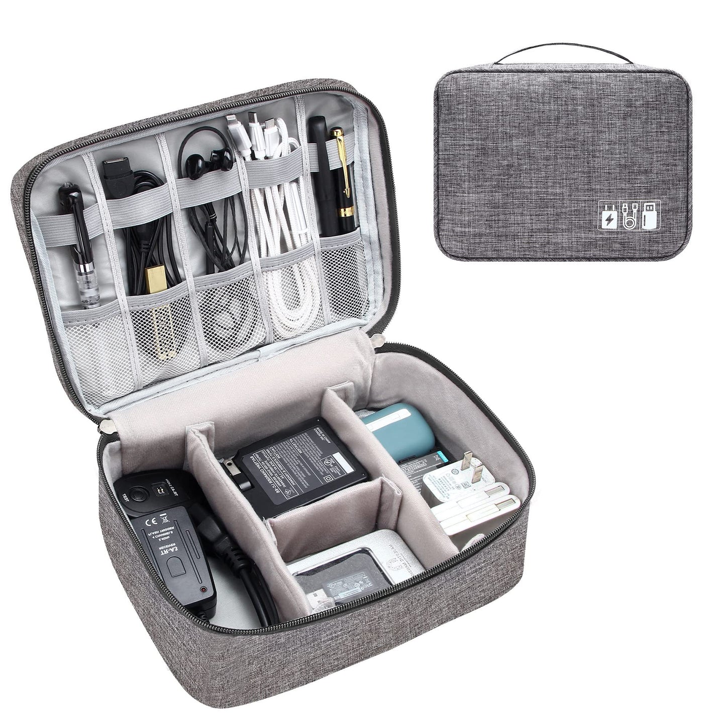 Electronics Organizer Travel Cable Organizer Bag Waterproof Portable Digital Storage Bag Electronic Accessories Case Cable Charger Organizer Case - CozyPath by Pathmol