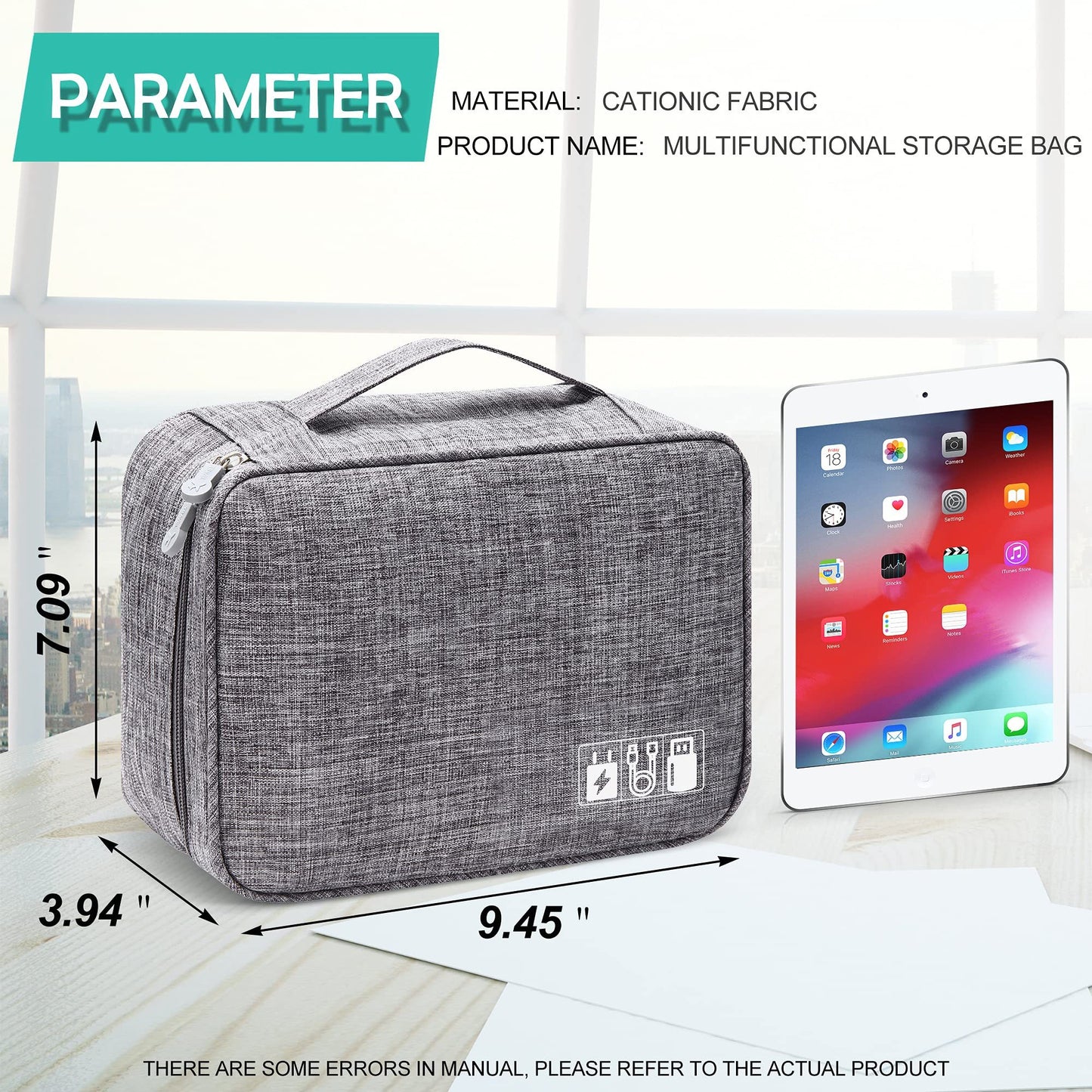 Electronics Organizer Travel Cable Organizer Bag Waterproof Portable Digital Storage Bag Electronic Accessories Case Cable Charger Organizer Case - CozyPath by Pathmol