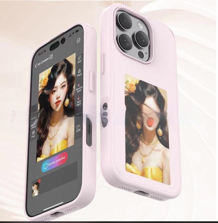 E-ink Screen Phone Case Unlimited Screen Projection Personalized Phone Cover Battery Free New Designer Luxury Phone Case - CozyPath by Pathmol