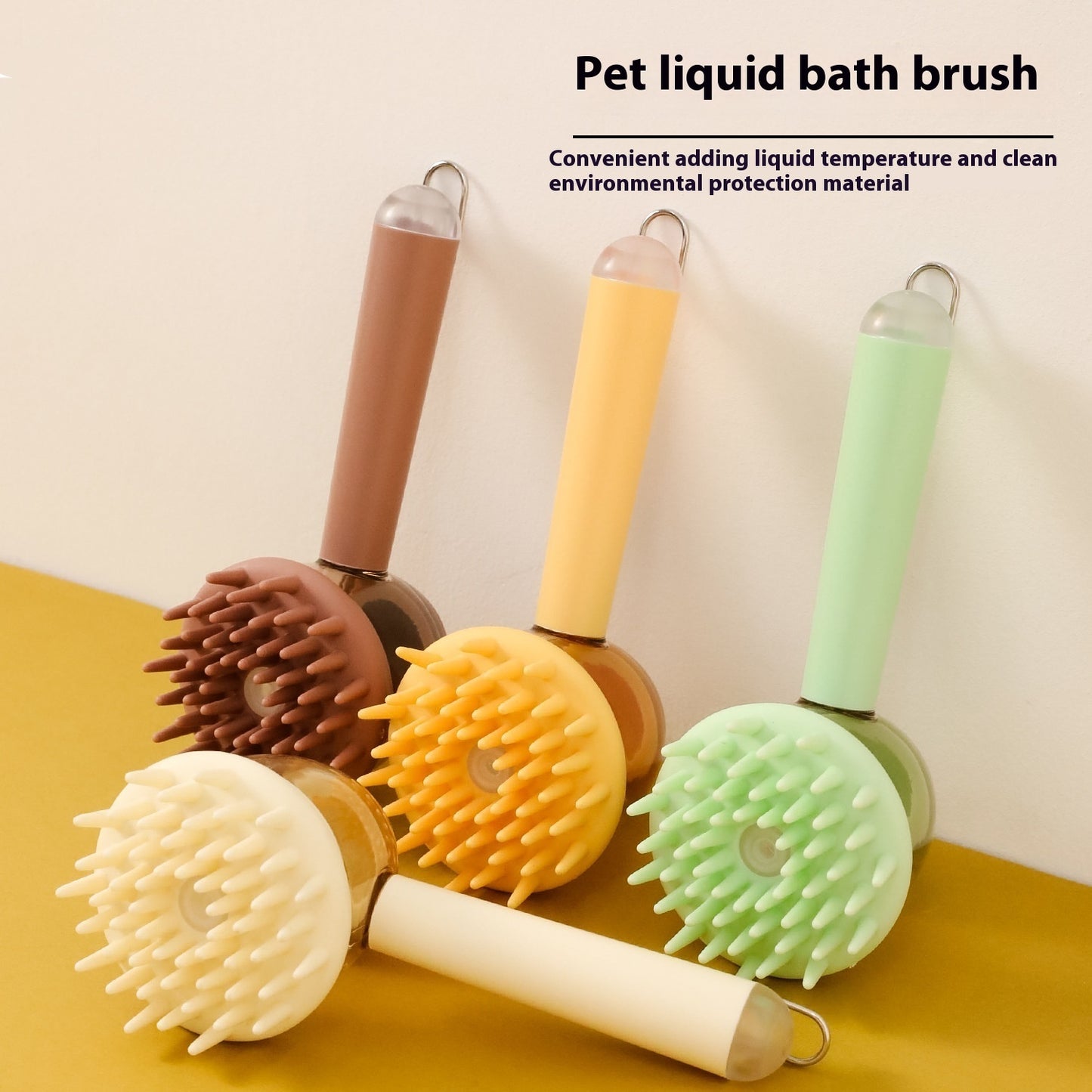 Massage Brush For Pets Silicone Bath Brush Pet Products - CozyPath by Pathmol