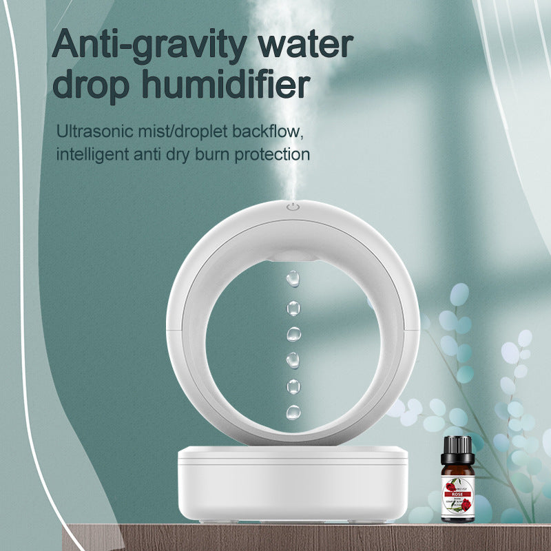 Anti-gravity Air Humidifier Mute Countercurrent Humidifier Levitating Water Drops Fogger Electric Humidifiers - CozyPath by Pathmol