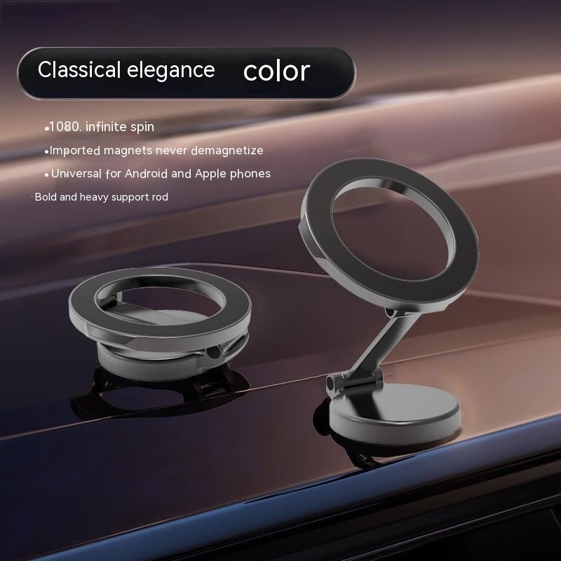 Magnetic Car Phone Mount All-Metal Foldable Phone Holder For Car Strongest Magnet Dashboard Phone Mount For Phone - CozyPath by Pathmol