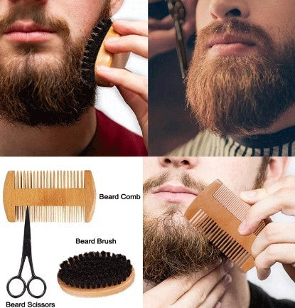 Beard Growth Kit For Men Hair Enhancer Thicker Mustache Grooming - CozyPath by Pathmol