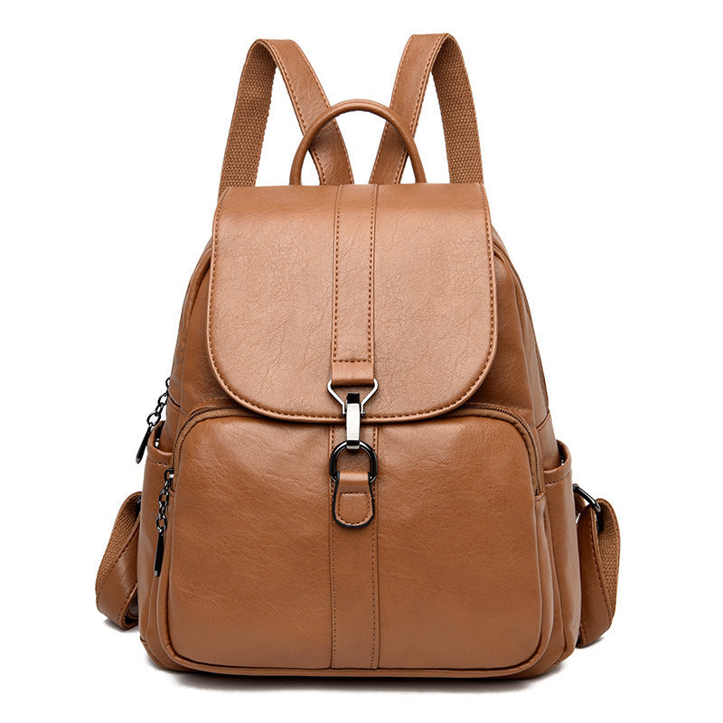 Sheepskin backpack soft leather backpack - CozyPath by Pathmol