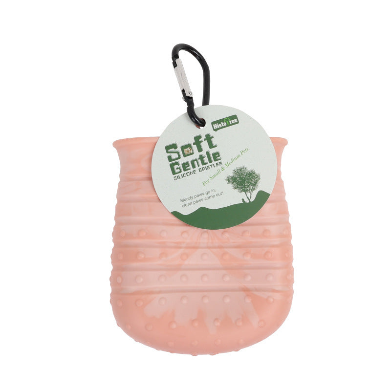 2 In 1 Dog Paw Cleaner Cup Soft Pet Dog Foot Cleaning Washer Brush Cup Portable Pet Foot Washer Paw Clean Brush Foot Cleaning Bucket Pet Products - CozyPath by Pathmol