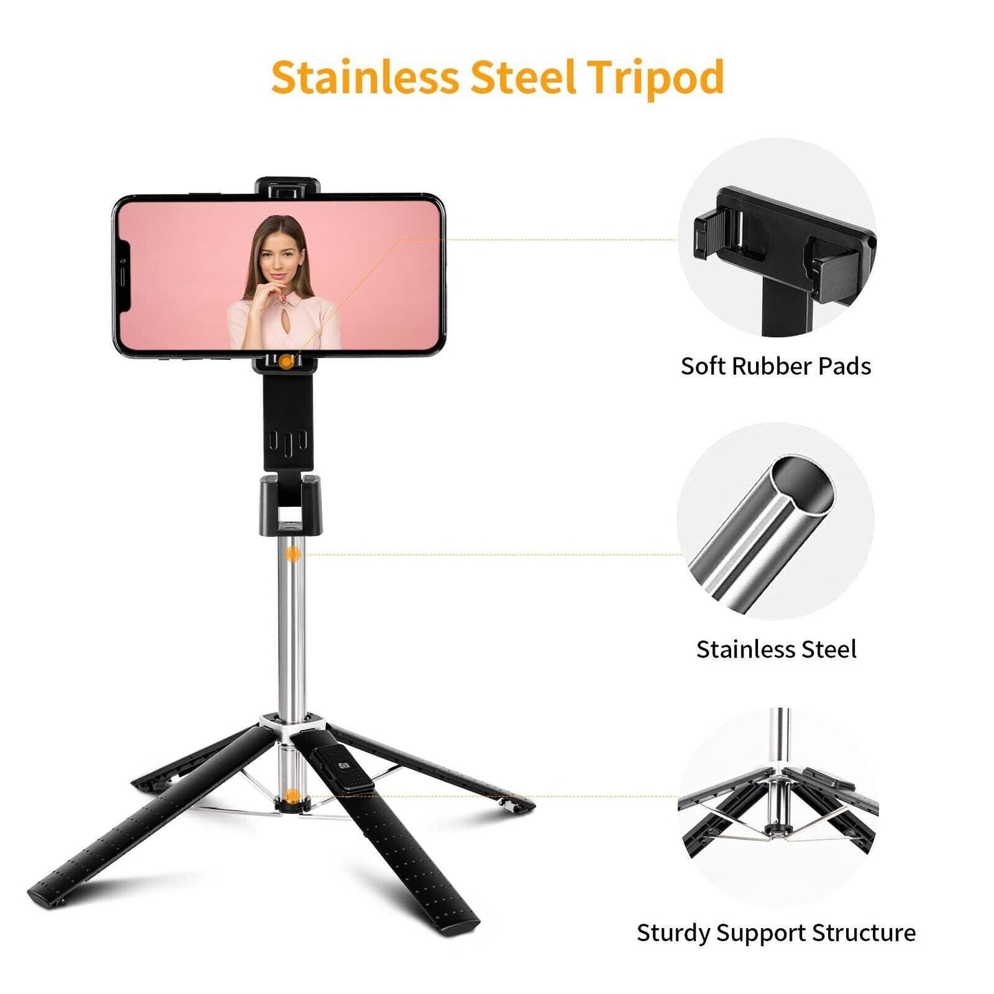 Selfie Stick Bluetooth Remote Phone Holder Tripod Stand For Universal - CozyPath by Pathmol