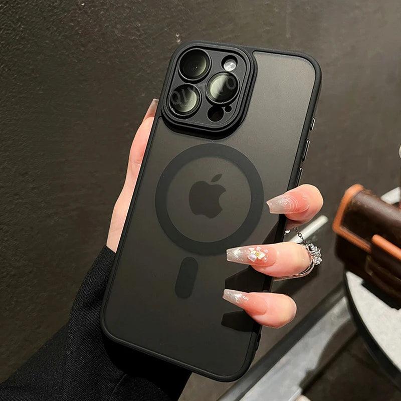 Luxury Matte Armor For Magsafe Magnetic Wireless Charging Case For - CozyPath by Pathmol