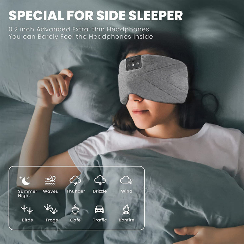 White Noise Bluetooth Sleep Eye Mask - CozyPath by Pathmol
