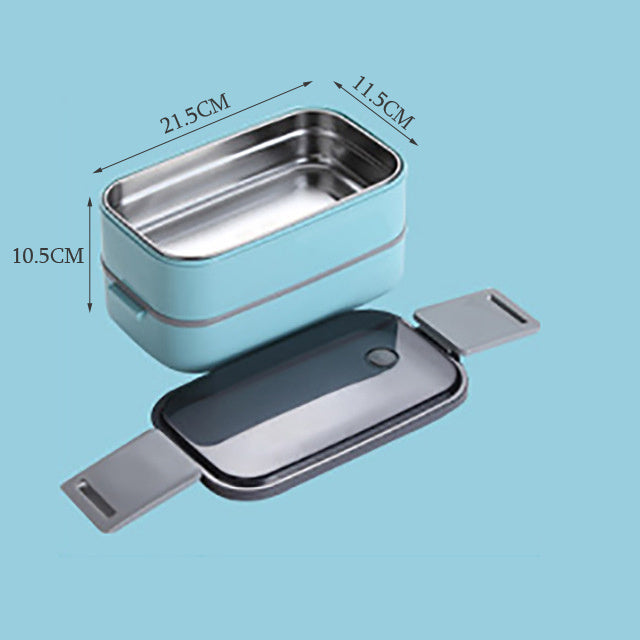 Bento Lunch Box Set Portable Insulation Bucket Stainless Steel - CozyPath by Pathmol