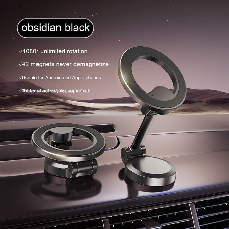 Magnetic Car Phone Mount All-Metal Foldable Phone Holder For Car Strongest Magnet Dashboard Phone Mount For Phone - CozyPath by Pathmol