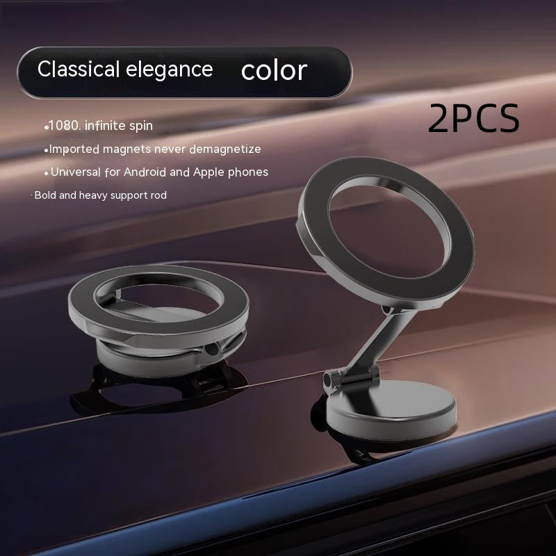 Magnetic Car Phone Mount All-Metal Foldable Phone Holder For Car Strongest Magnet Dashboard Phone Mount For Phone - CozyPath by Pathmol