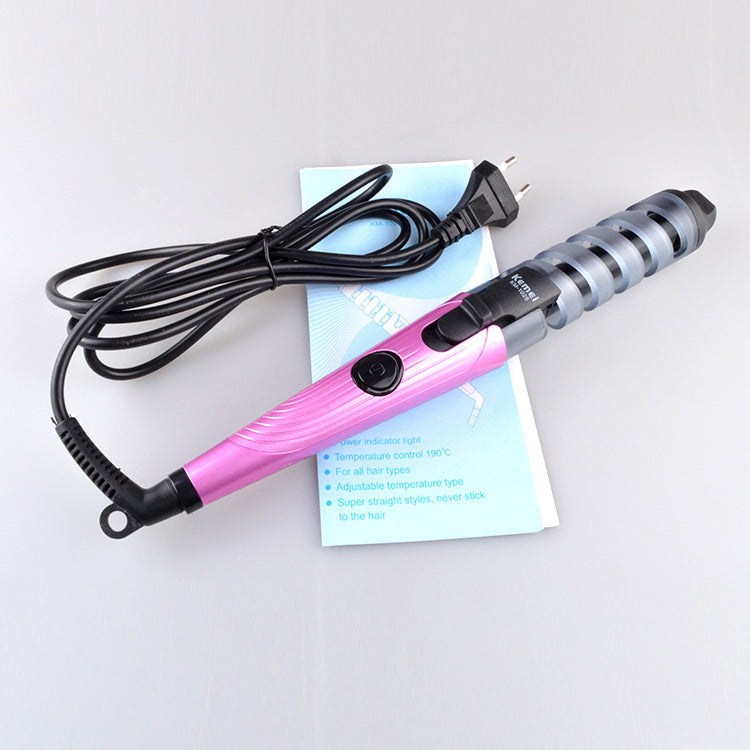 Anti-scald Spiral Hair Curler Large Roll Small Curling Iron Ceramic Hair Curlers Straight Dual-purpose Hair Curling Iron Straight Rod Constant Temperature - CozyPath by Pathmol