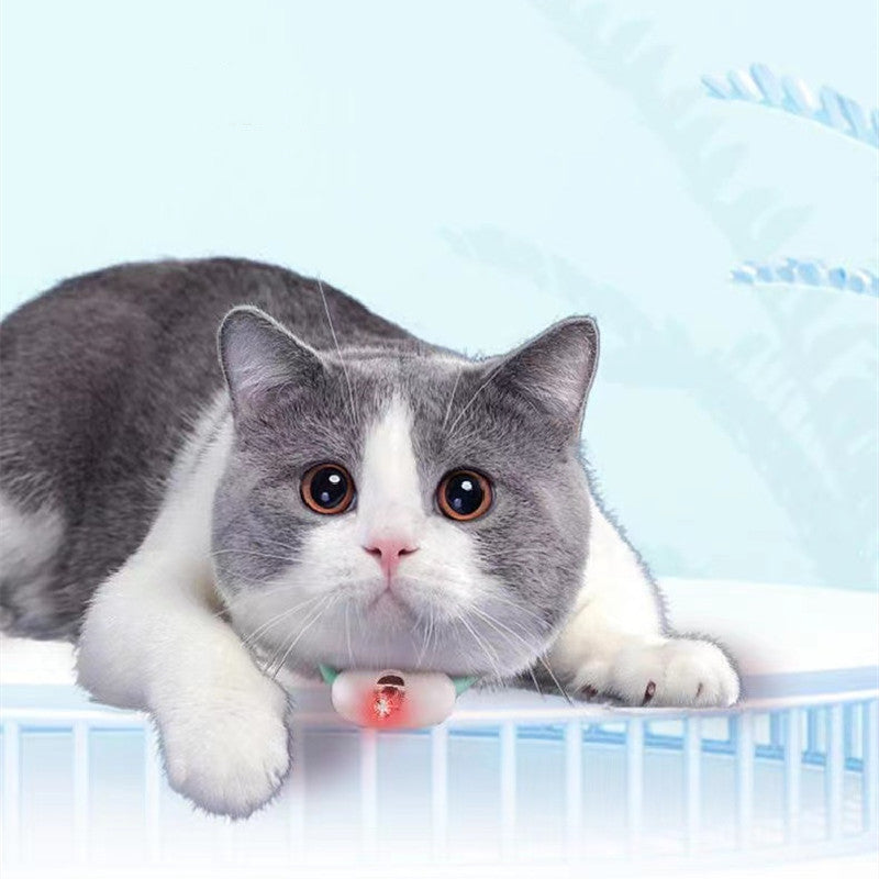 Automatic Cat Toy Smart Laser Teasing Cat Collar Electric USB Charging Kitten Amusing Toys Interactive Training Pet Items - CozyPath by Pathmol