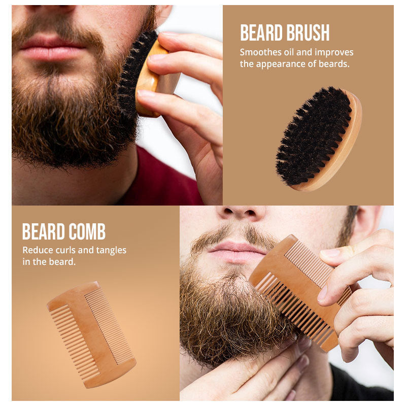 Beard Growth Kit For Men Hair Enhancer Thicker Mustache Grooming - CozyPath by Pathmol