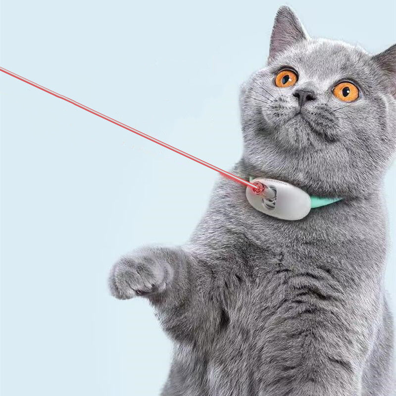 Automatic Cat Toy Smart Laser Teasing Cat Collar Electric USB Charging Kitten Amusing Toys Interactive Training Pet Items - CozyPath by Pathmol