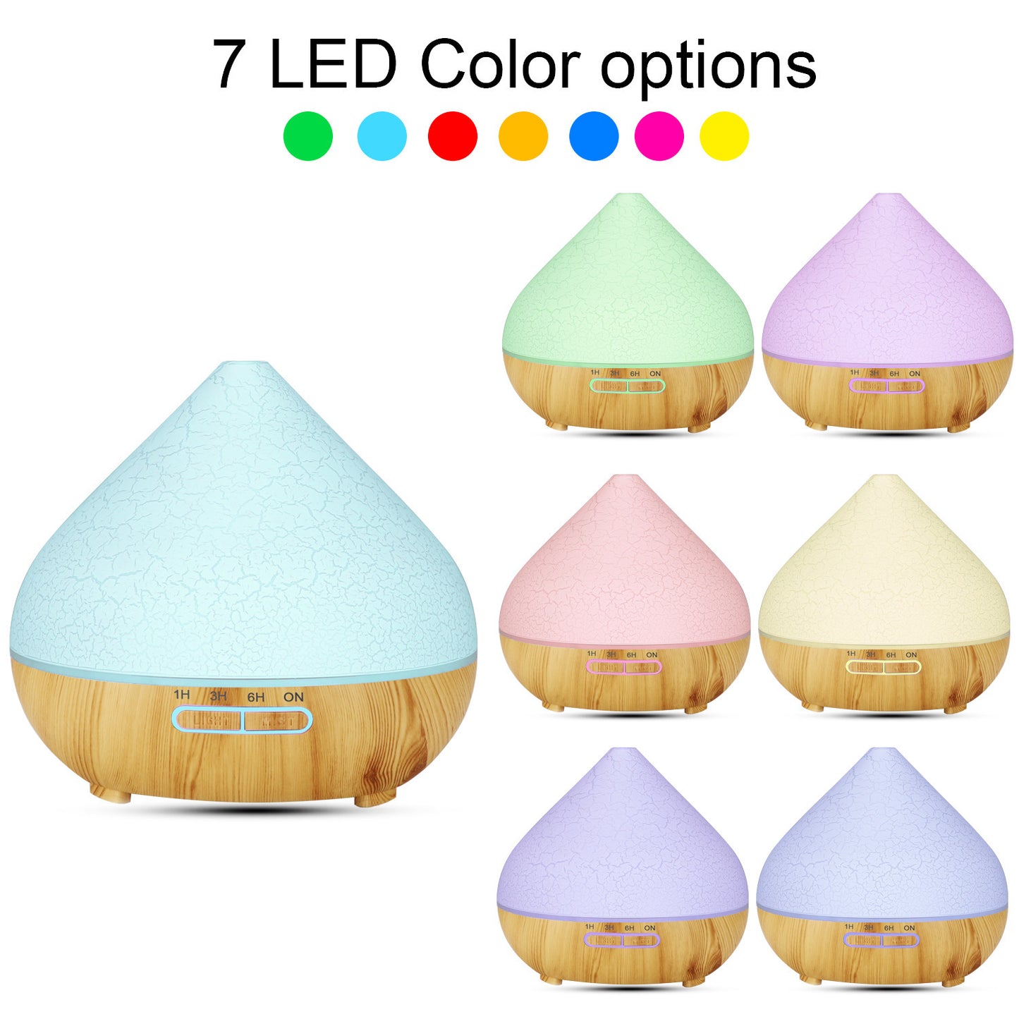 Crackle Volcano Humidifier Colorful Diffuser Aroma Diffuser - CozyPath by Pathmol