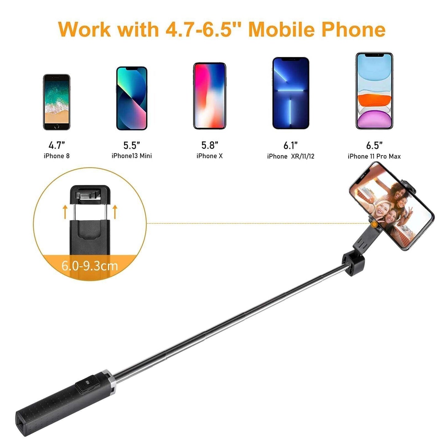 Selfie Stick Bluetooth Remote Phone Holder Tripod Stand For Universal - CozyPath by Pathmol