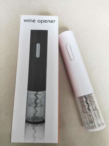 Electric Wine Opener Automatic Electric Wine Bottle Corkscrew Opener With Foil Cutter Wine Bottle Opener Kit - CozyPath by Pathmol