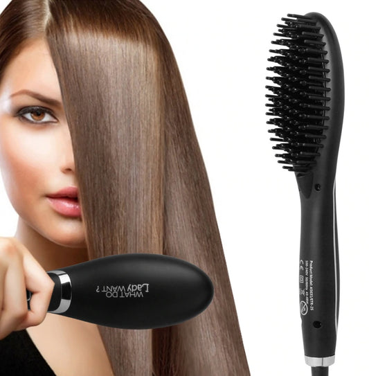 Ceramic Hair Straightening Brush - CozyPath by Pathmol