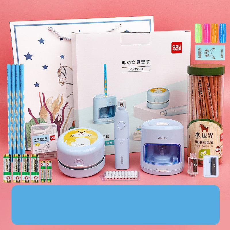 Deli Learning Stationery Set Gift Box Learning Supplies Gift Bag - CozyPath by Pathmol
