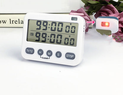 2 Sets Of Timer Reminders For Students To Do Postgraduate Entrance Examinations, Timers Can Mute The Flashing Light To Remind Kitchen Cooking - CozyPath by Pathmol