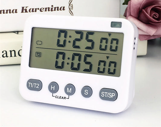 2 Sets Of Timer Reminders For Students To Do Postgraduate Entrance Examinations, Timers Can Mute The Flashing Light To Remind Kitchen Cooking - CozyPath by Pathmol
