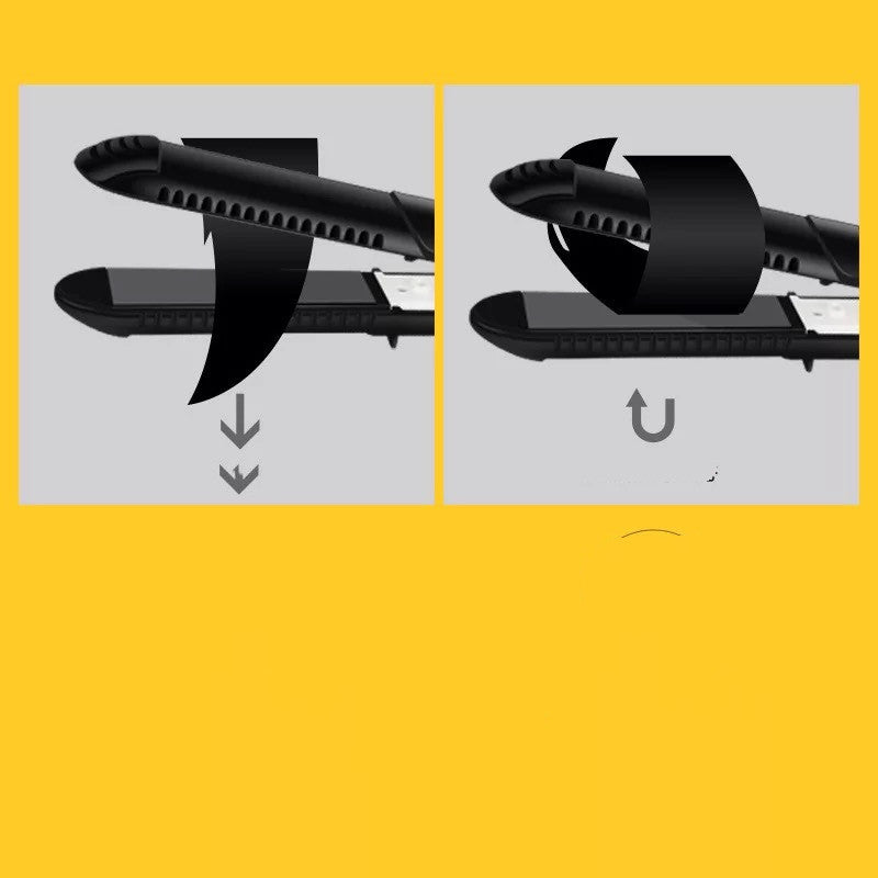 Straightening And Curling Dual-Purpose Hair Straightening Splint Mini Curling Iron Curling Iron Hair Straightener - CozyPath by Pathmol