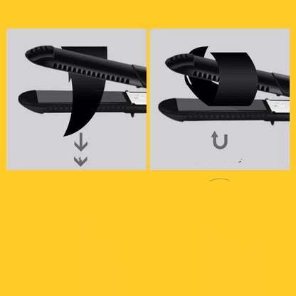 Straightening And Curling Dual-Purpose Hair Straightening Splint Mini Curling Iron Curling Iron Hair Straightener - CozyPath by Pathmol