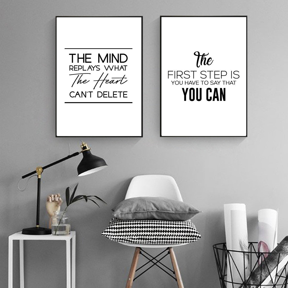 Poster Quote Canvas Painting Phrases Motivational Wall-Art Home-Decor Pictures Minimalist - CozyPath by Pathmol