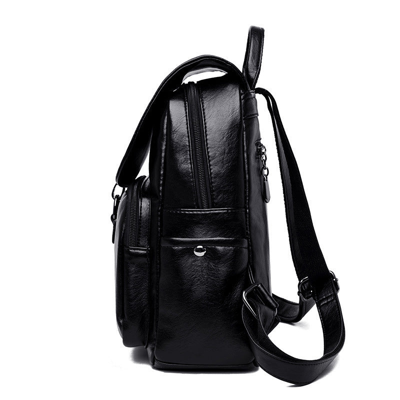 Sheepskin backpack soft leather backpack - CozyPath by Pathmol