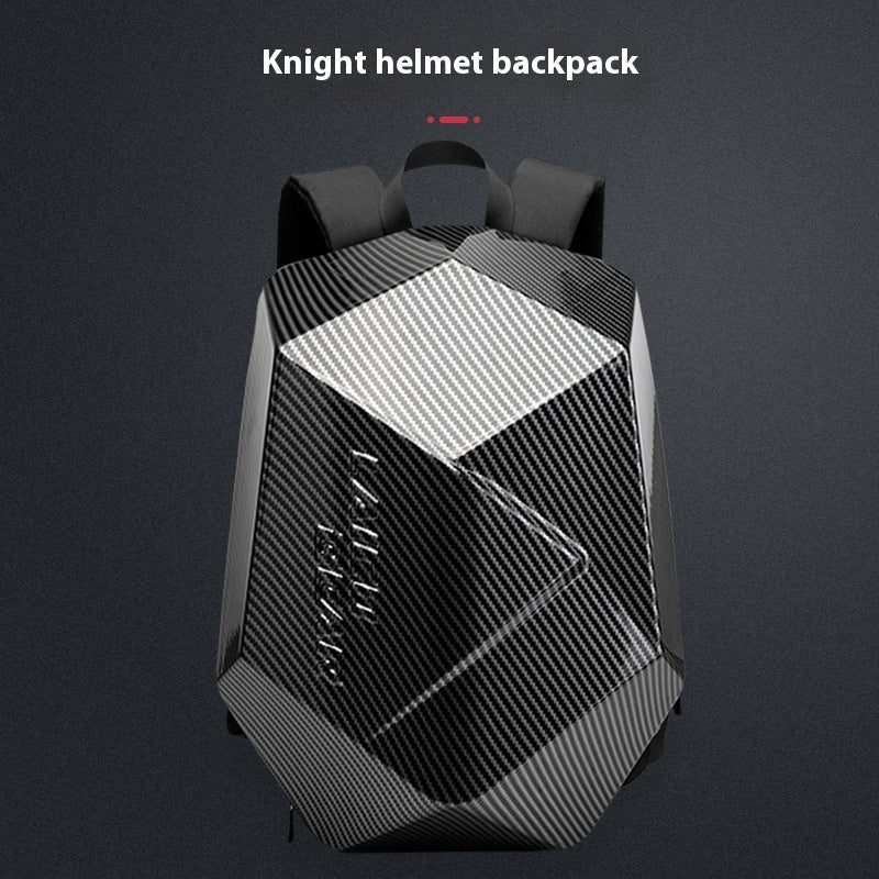 Motorcycle Knight Hard Shell Backpack Backpack - CozyPath by Pathmol