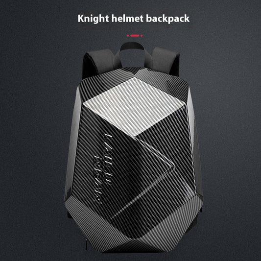 Motorcycle Knight Hard Shell Backpack Backpack - CozyPath by Pathmol