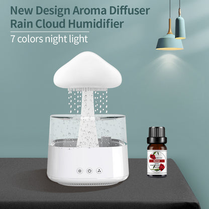 Rain Humidifier Mushroom Humidifier Rain Cloud Humidifier Water Drop Humidifier - CozyPath by Pathmol