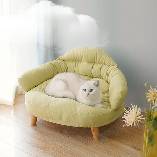 Four Seasons Universal Bed For Cats, Off Ground Proof, Solid Wood, Cats Supplies, Thickened Animal Bed - CozyPath by Pathmol