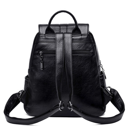 Sheepskin backpack soft leather backpack - CozyPath by Pathmol